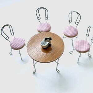 Vintage doll house items